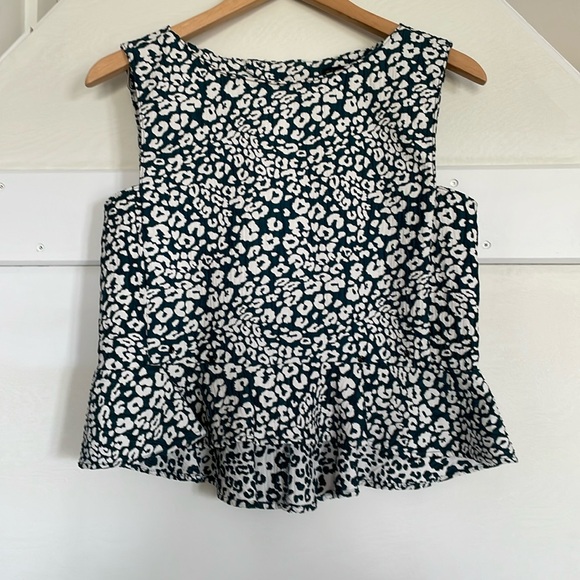 Zara peplum top, Sz S - Picture 1 of 6